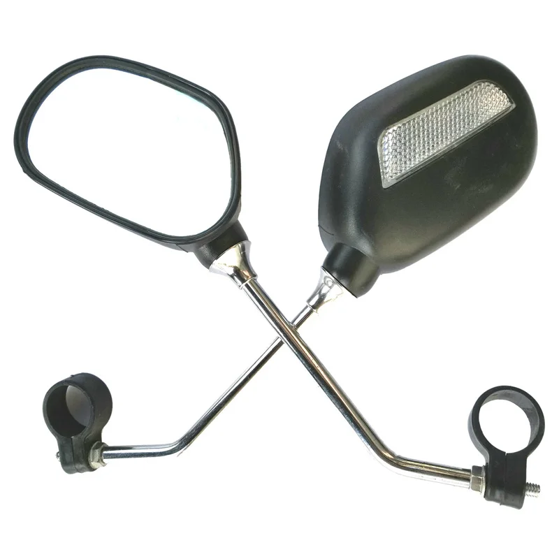 

MTB Handlebar 1 Pair Bicycle Rearview Mirrors Sight Reflector Large Lens Cycling