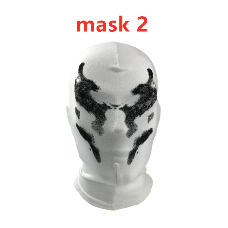 Зимняя теплая маска, маска для Стража Роршаха, головной убор, маска для косплея, цифровая печать, новинка, головные уборы, хлопковые маскарадные маски