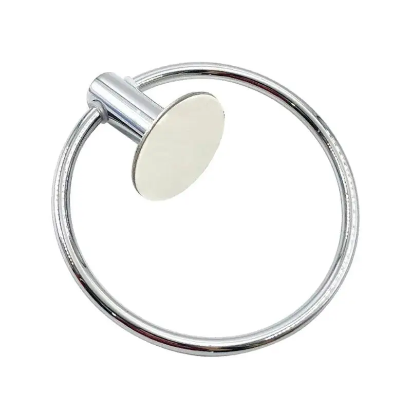 Европейский античный стиль круглое кольцо для полотенец гладкий держатель для одежды настенный держатель для ванной комнаты Аксессуары