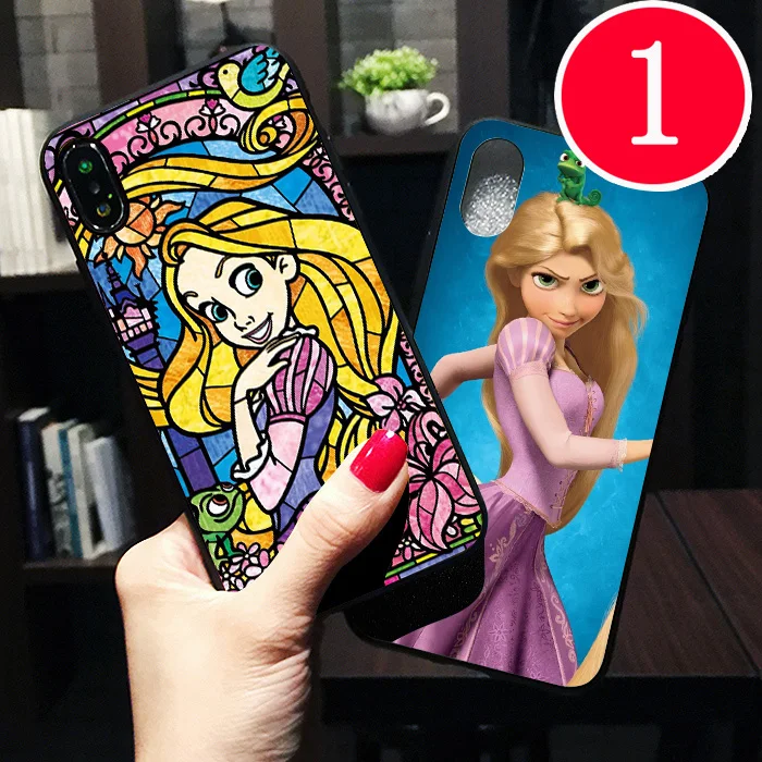 

Princess Tangled Rapunzel Cover Case for iPhone 10 X XS Max XR 6 6S 7 8 Plus 5 5S SE Samsung Galaxy Note 8 9 S8 S9 Plus
