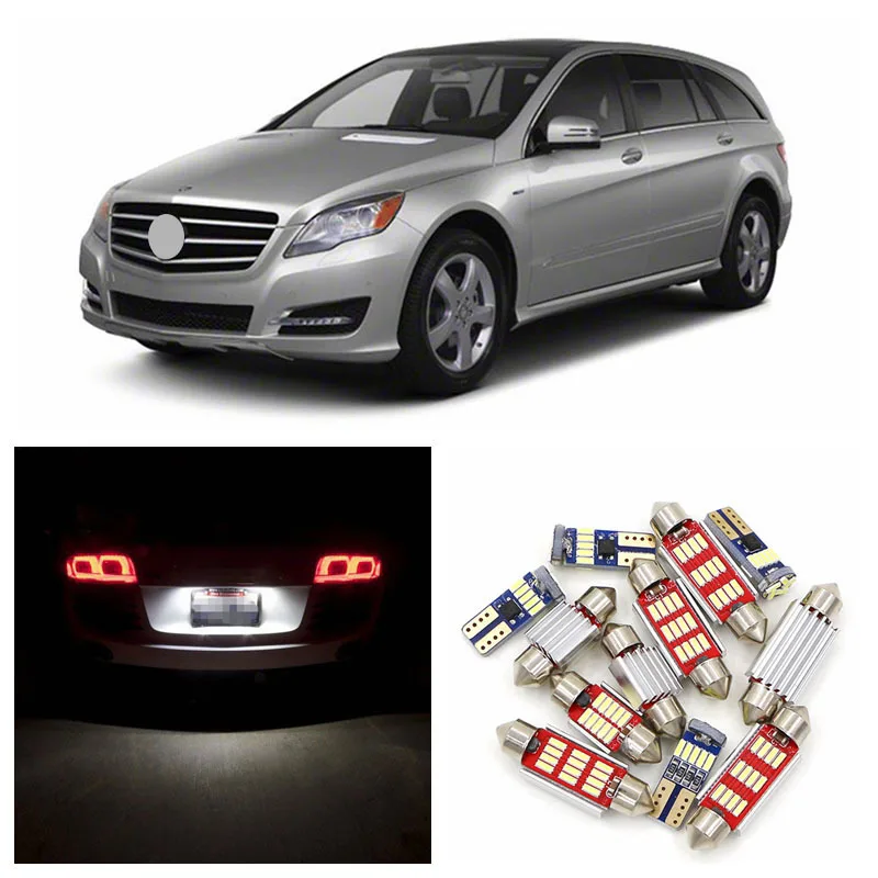 18x Карта Купол Магистральные номерной знак светильник для Mercedes Benz R класса R280 R300