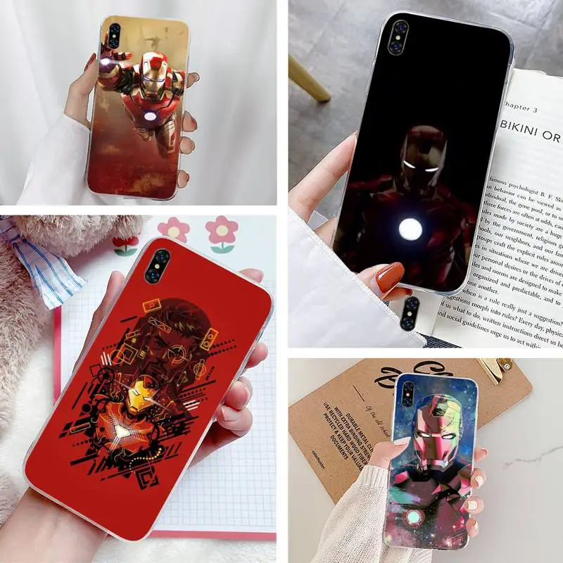 Роскошный чехол для телефона LJHYDFCNB Tony Stark Marvel Iron Man Iphone7 8 Plus SE2020 X XS MAX2 11PRO 11PROMAX |