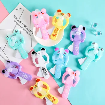 

Summer Cool Hand Pressure Small Fan Cartoon Creative Mini Portable Push Hand-Held Manual Fan Students Gift