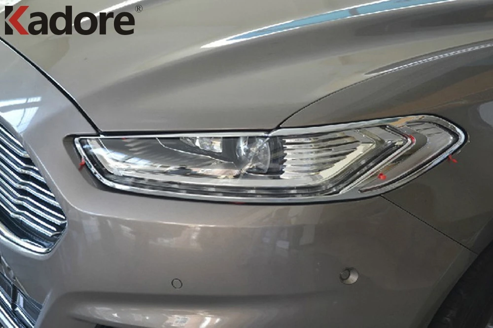 Для Ford Fusion Contour 2013 2014 2015 ABS хромированная крышка передсветильник фары отделка