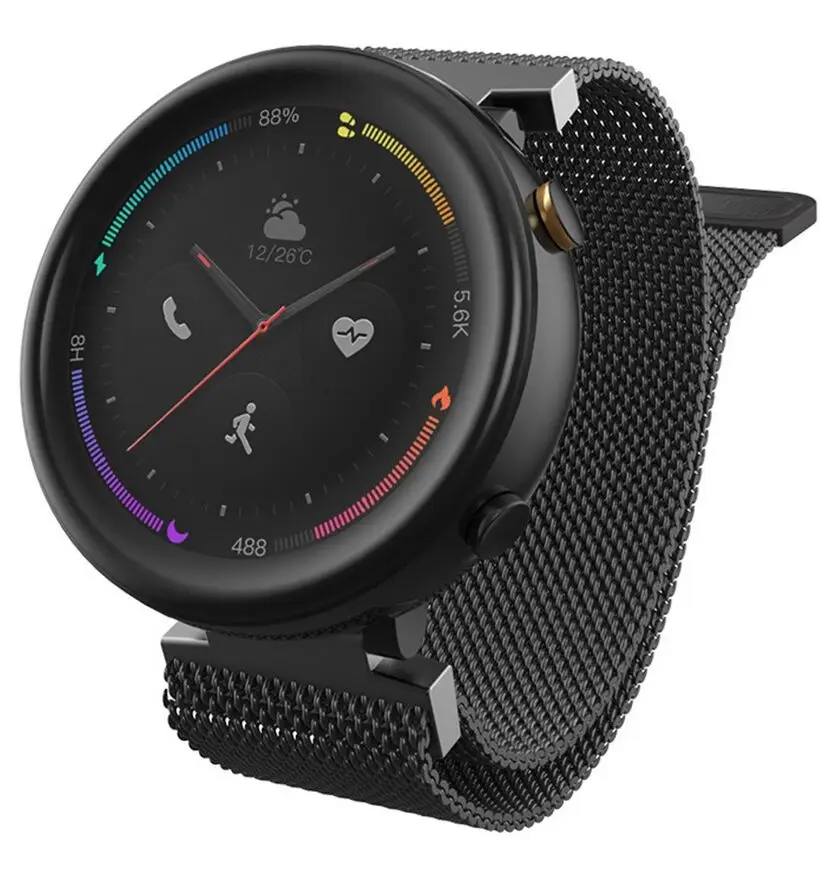 FIFATA металлический магнит Milanse ремешок для часов Huami Amazfit Verge браслет для смарт-часов Замена аксессуаров для Huami Amazfit