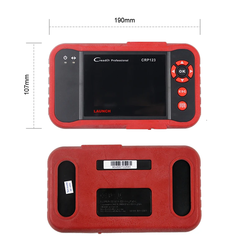 LAUNCH CRP123 Professional OBD2 Car Diagnostic Tool OBDII Code Reader Scanner CRP 123 Test Engine ABS Airbag Transmission