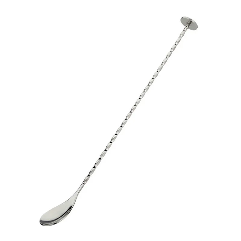 

Stainless Steel Threaded Bar Spoon Swizzle Stick Coffee Cocktail Mojito Wine Spoons Barware Bartender Tools Accessories