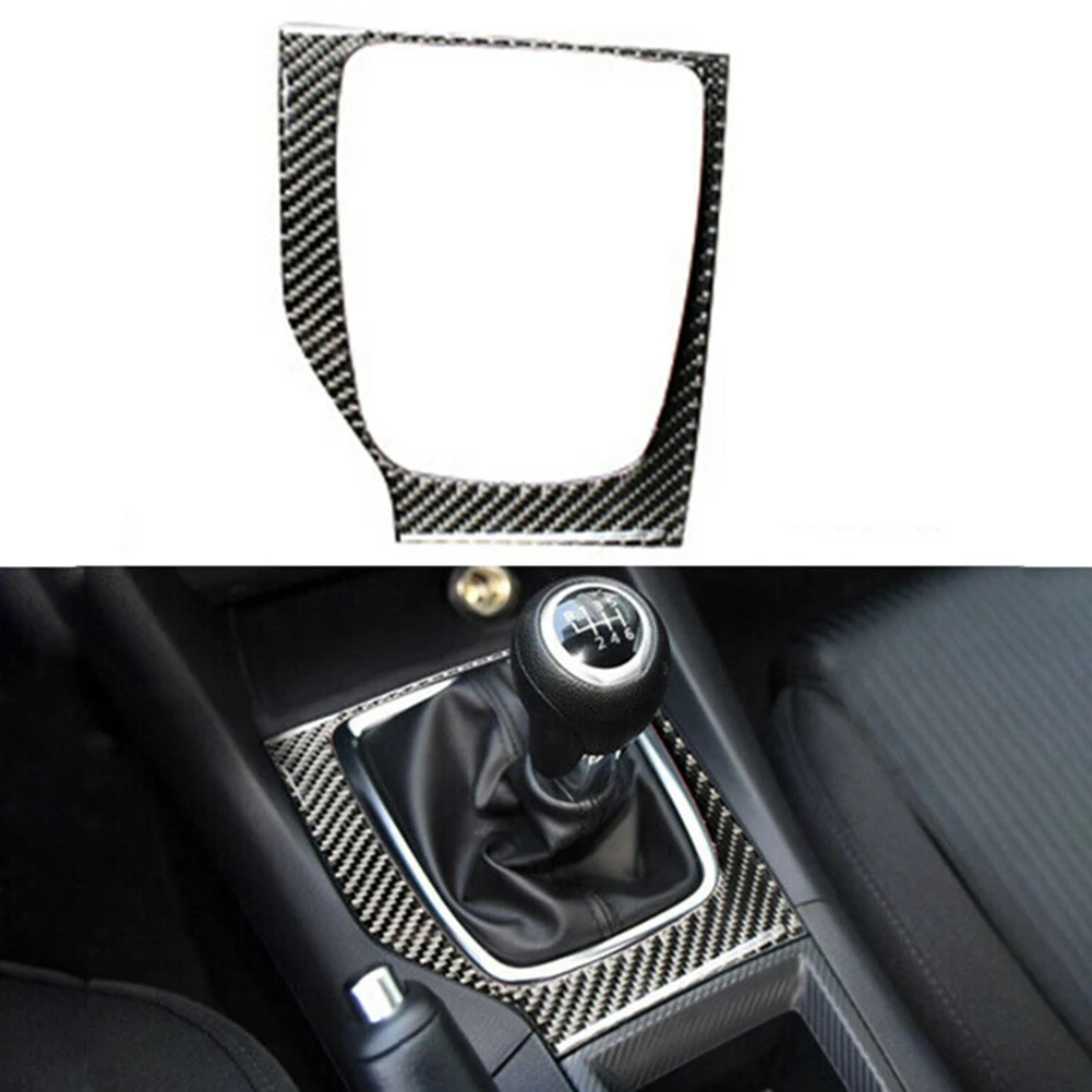 1 шт. карбоновое волокно ручной MT Shift Gear Cover Trim для Mazda 3 Axela 2017 2018 новый бренд и