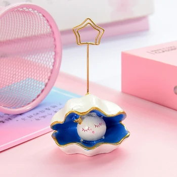 

INS Cute picture clip Creative Cartoon table memo clips desktop sticky Note Folder Photo Message holder work suspends
