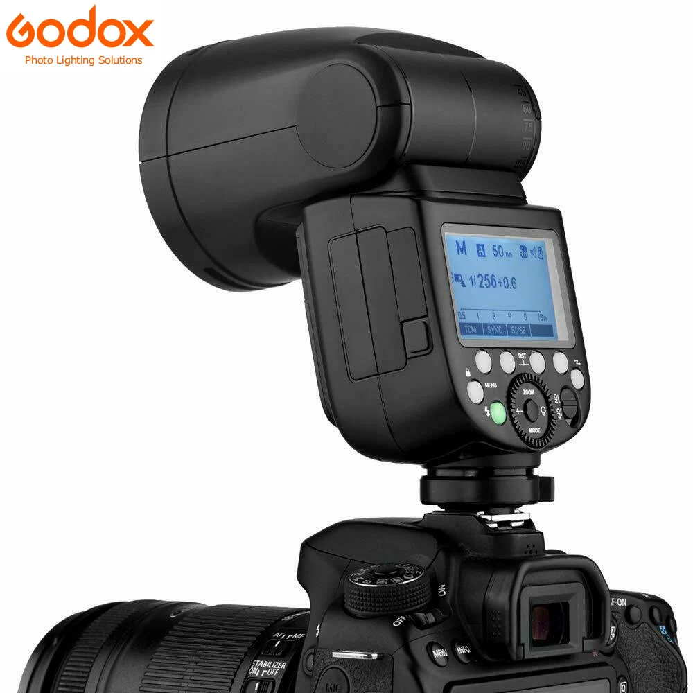 Godox V1 V1S/V1N/V1C/V1O/V1F ttl Li-Ion круглая головка вспышка для фотоаппарата вспышка для Nikon/sony/Canon/Fujifilm/Olympus w/XPRO триггер