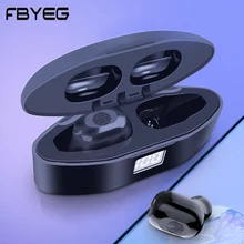 FBYEG TWS 5,0 Bluetooth наушники беспроводные наушники спортивные музыкальные гарнитуры беспроводные наушники с микрофоном и зарядным устройством