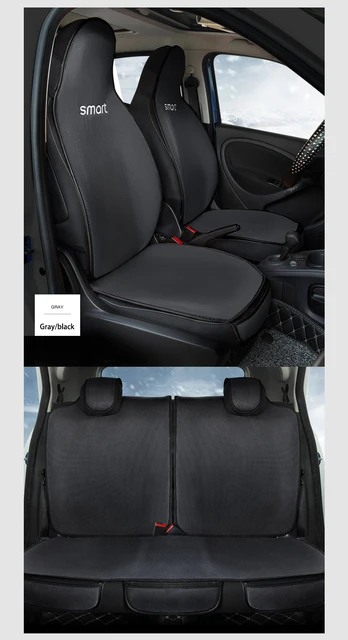 car Ice silk seat cover For Smart Fortwo Forfour 453 451 car accessories  interior Semi-enclosed cushion cover Four seasons - AliExpress