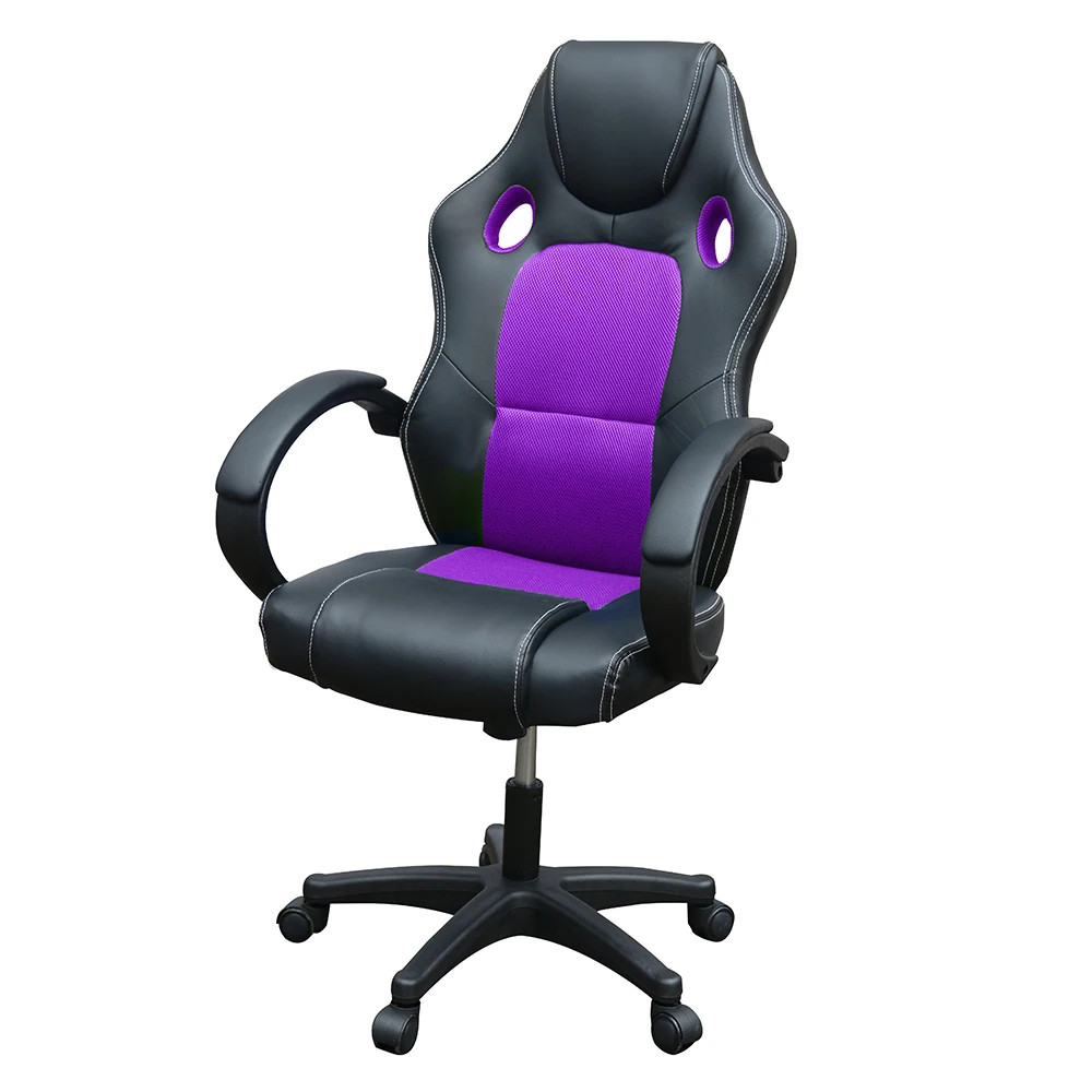 Игровое кресло с высокой спинкой из искусственной кожи, кресло для компьютера, офисное кресло