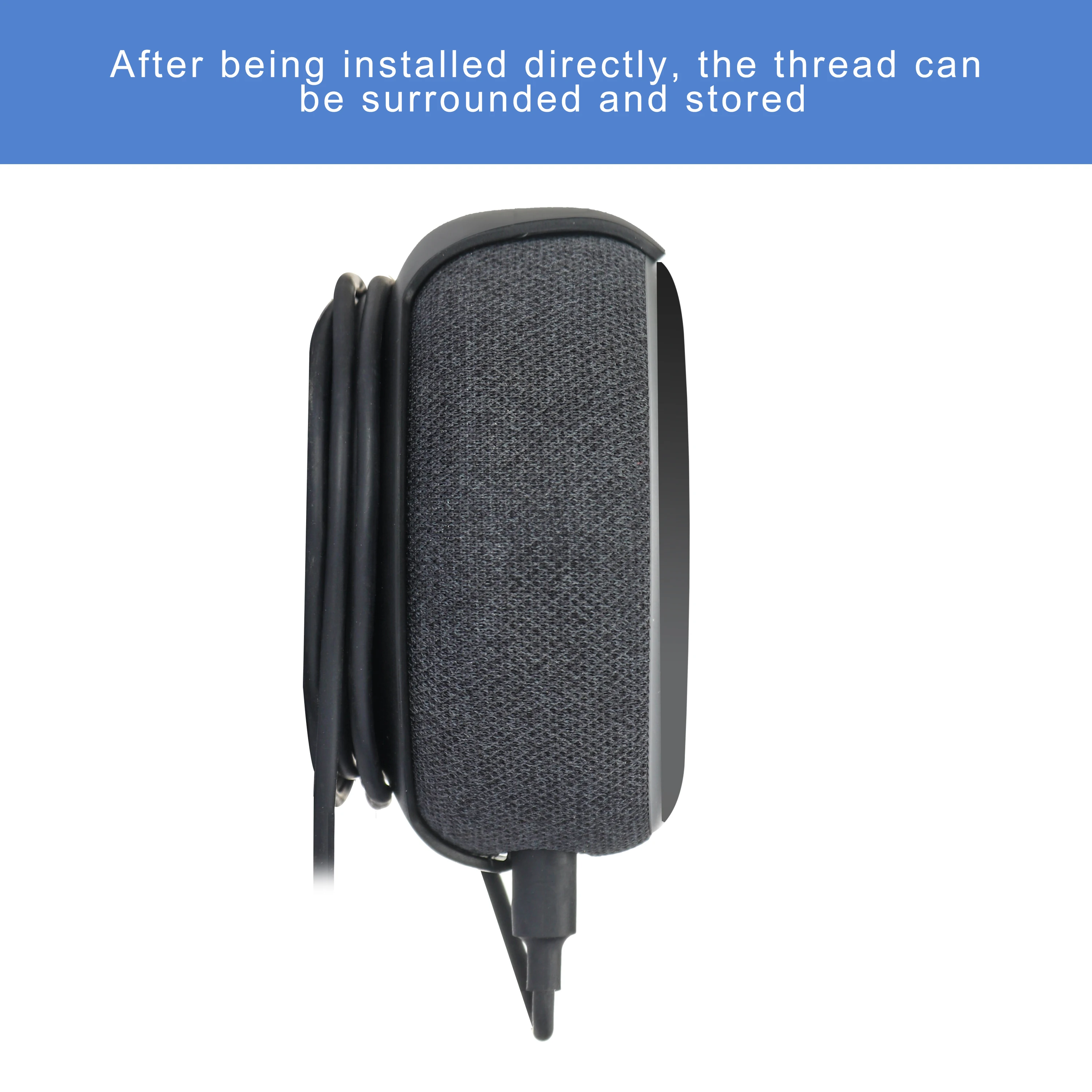 Alexa Echo Accessories Wall Mount Holder for Alexa Echo Dot 3rd Generation Built-in Cable Management