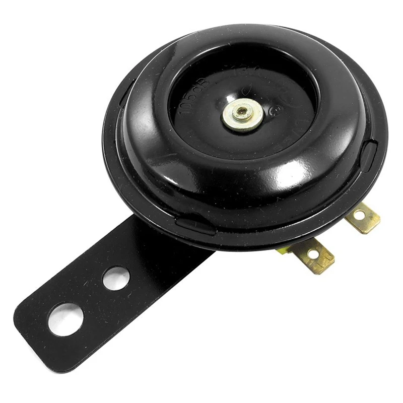 DC 12V 1.5A черный металлический электрический рог для мотоцикла