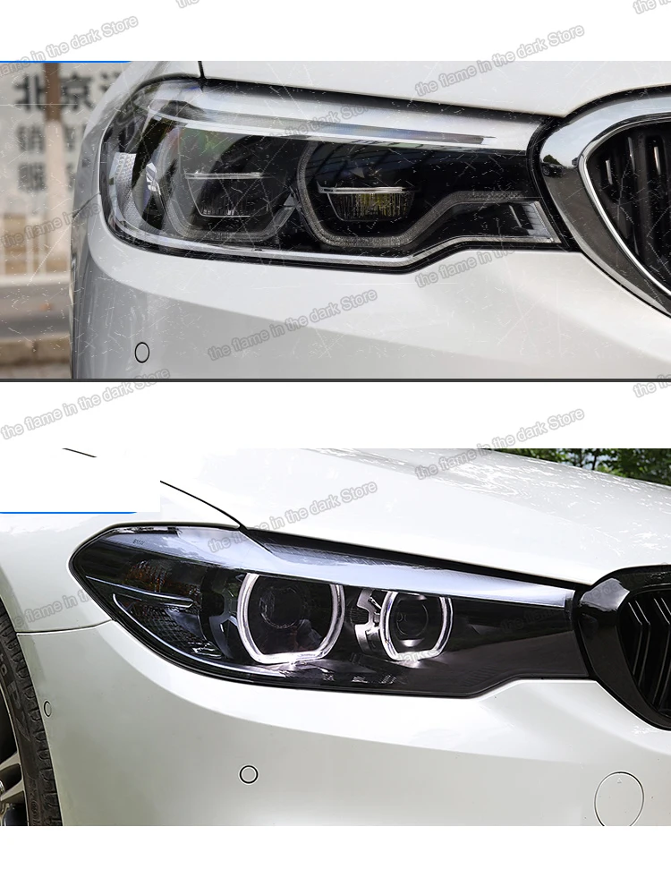Прозрачная Черная защитная пленка lsrtw2017 для автомобильных фар из ТПУ bmw x3 2018 2019 2020