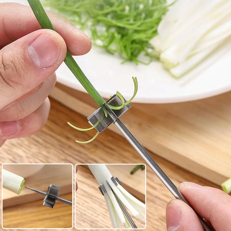 Buy Wholesale China Stainless Steel Scallion Onion Cutter,knife, 6