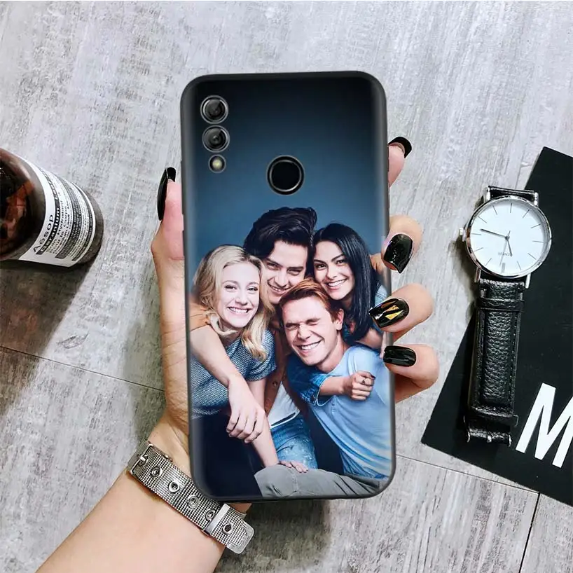 ТВ ривердейл черная крышка чехол для телефона для huawei Y9 Y5 Y6 Y7 Honor 10 9 Lite 9X8X8 S 8A фотоаппаратов моментальной печати 7S 7A 10i 20i V20 Coque Капа - Цвет: BA112-5
