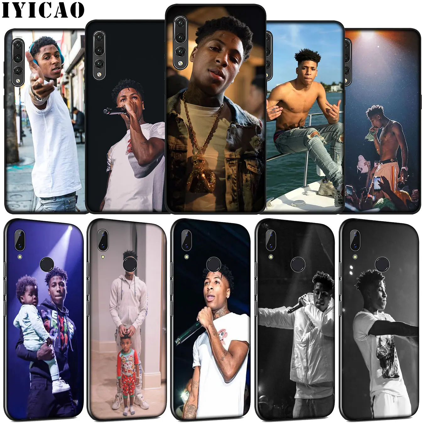 IYICAO Broke Again Youngboy 38 Baby Rap Soft Silicone Case for Huawei P30 P20 Pro P10 P9 Lite Mini 2017 2016 P Smart Z 2019 | Мобильные