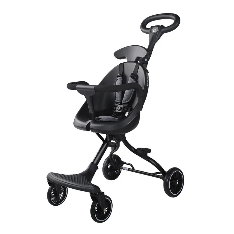 Slip baby artifact children's two-way baby stroller baby ultra light folding high landscape travel cart Slip baby artifact children's two-way baby stroller baby ultra light folding high landscape travel cart