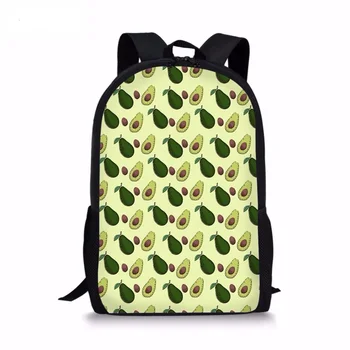 

Women Backpack Fashion Avocado Brand Designer Laptop Backpacks Female Student School Bagpack Bags Kids Rucksack Bags