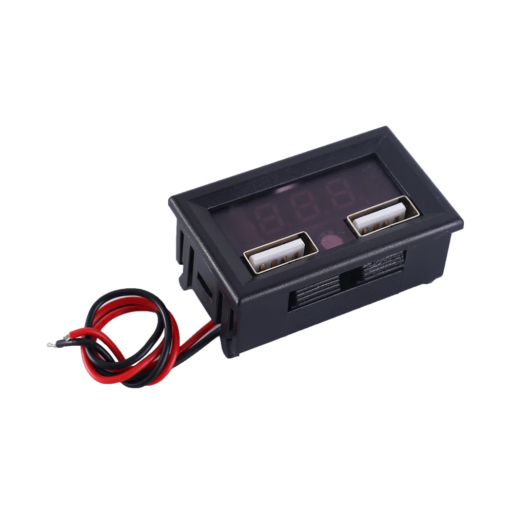 Свинцово-кислотная батарея Votlage дисплей модуль 5 в 2A двойной USB выход вольтметр 12 в 24 в 48 В для 8 в-55 в батарея