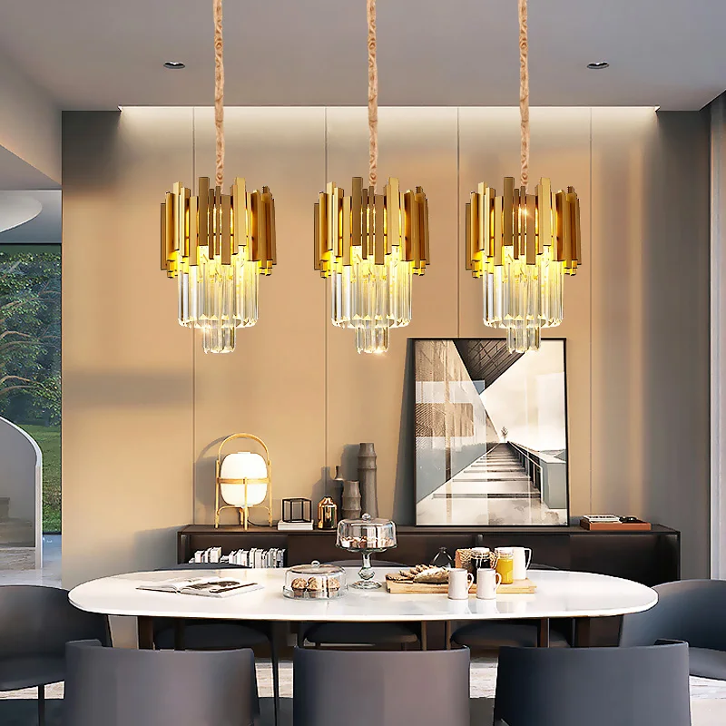 Modern Crystal Golden Chandelier 1