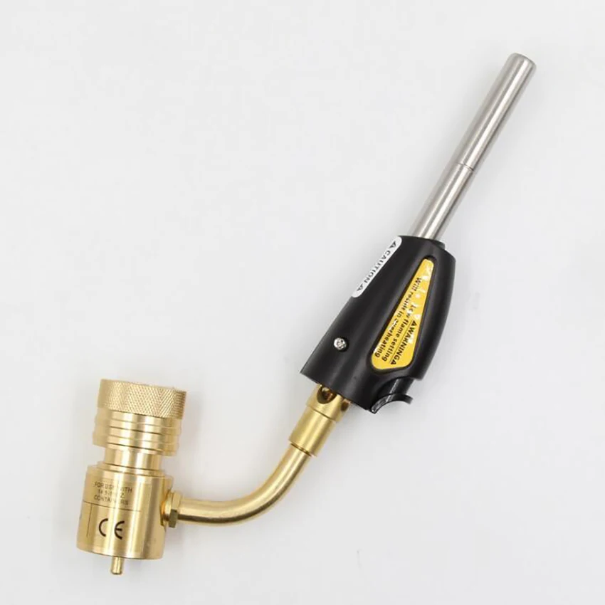 

Handy Gas Welding Propane Torch Head Gas Self Ignition Turbo Torch Brazing Solder Propane Welding Torch Portable Repair Nozzle