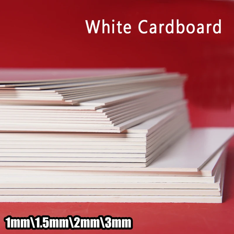 A4 A3 White Thicked Kraft Paper DIY Handmake Card Making Craft Paper Thick  Paperboard Cardboard 1