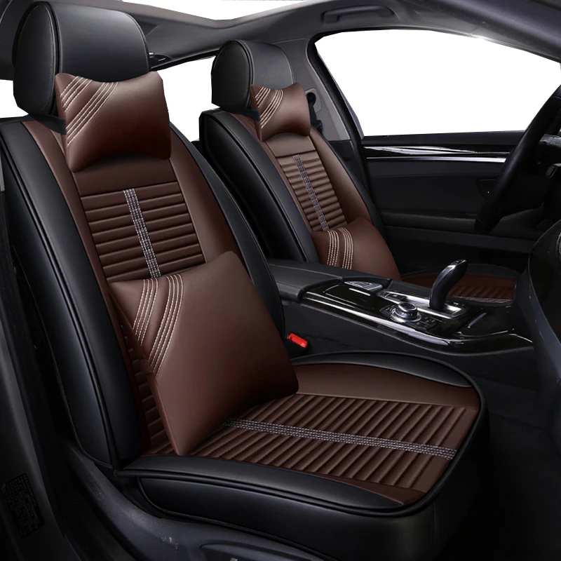 

Front row + rear row Universal car seat cover for nissan tiida qashqai x-trail Note March Teana Murano all models car covers