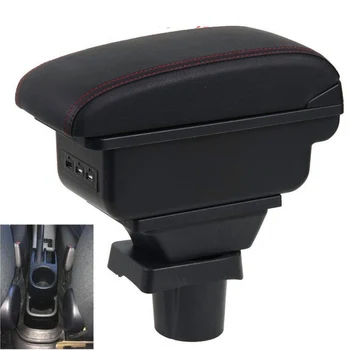 

for ToyotaPrius C Prius C armrest box universal car center console modification accessories double raised with USB