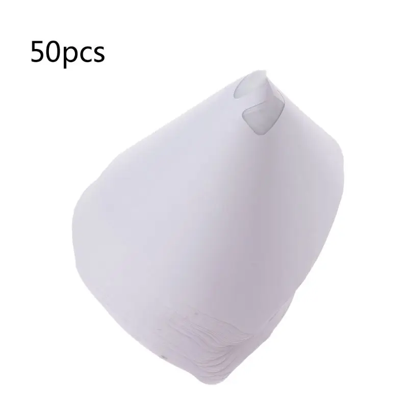 

50pcs Mesh Conical Nylon Micron Paper Paint Strainer Filter Purifying Straining Cup Funnel Disposable Paper + Nylon