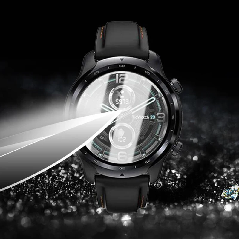 Clear Tempered Glass Protective Film for Smartwatch Screen Protection