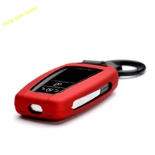 

Car Key Case Cover Shell Fob Protection Shell Trim For Toyota Avalon 2019 2020 2021 / Camry 2018 - 2021 Red / Carbon Fiber Look
