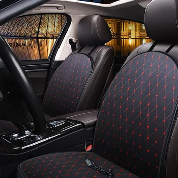 

General Security Car Cushion Car Heating Cushion Heating Cushion Overlay Warm Leather Winter Chair Safety Car 12v Seat Cushion