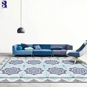 

SunnyRain 1-piece Printed Rugs and Carpets for Home Living Room Rugs for Bedroom Kitchen Rug