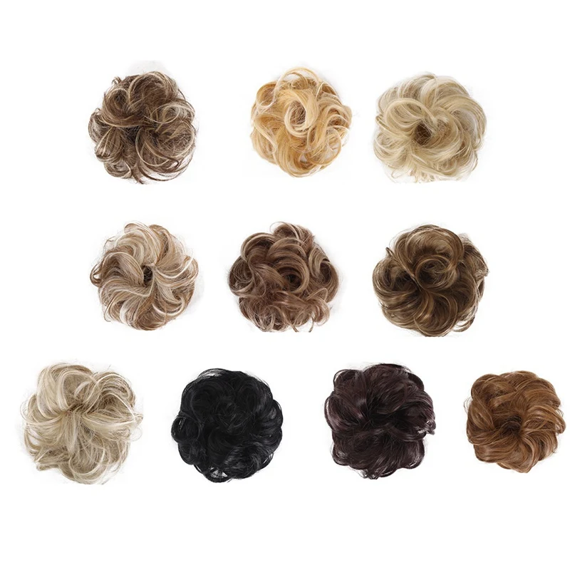 10 Colors Curly Hair Ring Headband Hair Wig Bun Maker DIY Hairstyle Hairpiece Dish Hair Ring