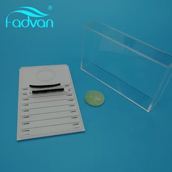 

Fadvan False Eyelash Extension Palette with Cover Dust-proof Eyelash Extension Tablet Acrylic Lash Row Pallet