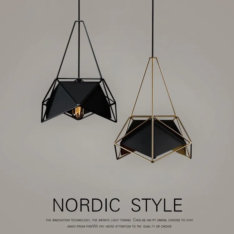

network wind loft droplight new restaurant droplight personality contracted polyhedral geometry art chandelier