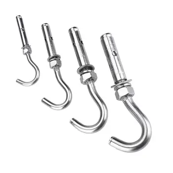 

Stainless Steel Expansion Hook Sandbag Hook Four Patterns Silver Durable
