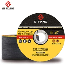 Disco de corte de resina para roda de metal, 115mm/4.5 polegadas, circular, moedor de corte, para barra de aço e ferro, 5 60 peças