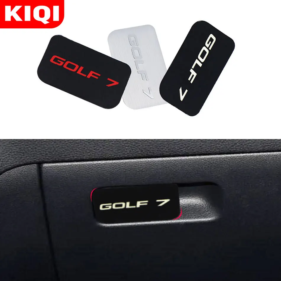 Interior Car Storage Glove Box Handle Cover Trim Sticker Fit for Volkswagen VW Golf 7 Mk7 2012- Accessories