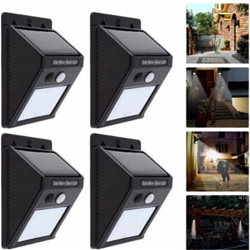 100 Leds Led Solar Lights Waterproof Garden Led Lampen Solar Wall Lamp Cold White Solar Lantern For Fence Post Lights Solar Lamps Aliexpress Led Lampen Solar