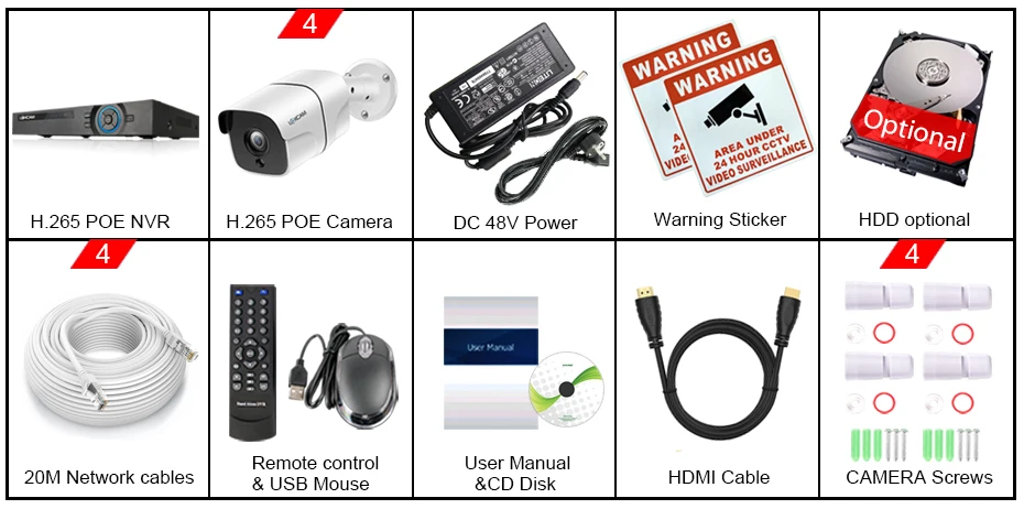 包装-NVR-4CH-枪机-1