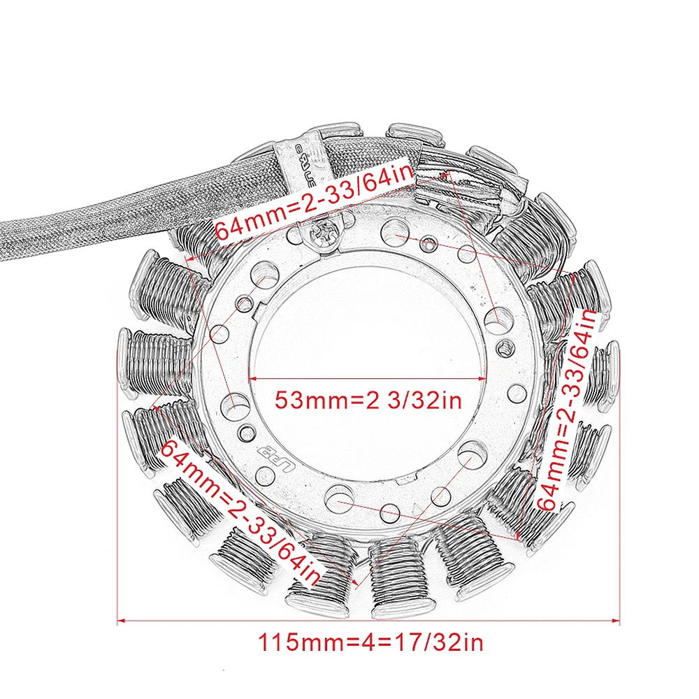JAER статор мотоцикла катушки для Yamaha XTZ750 супер Tenere 750 1989-1997 3LD-81410-00