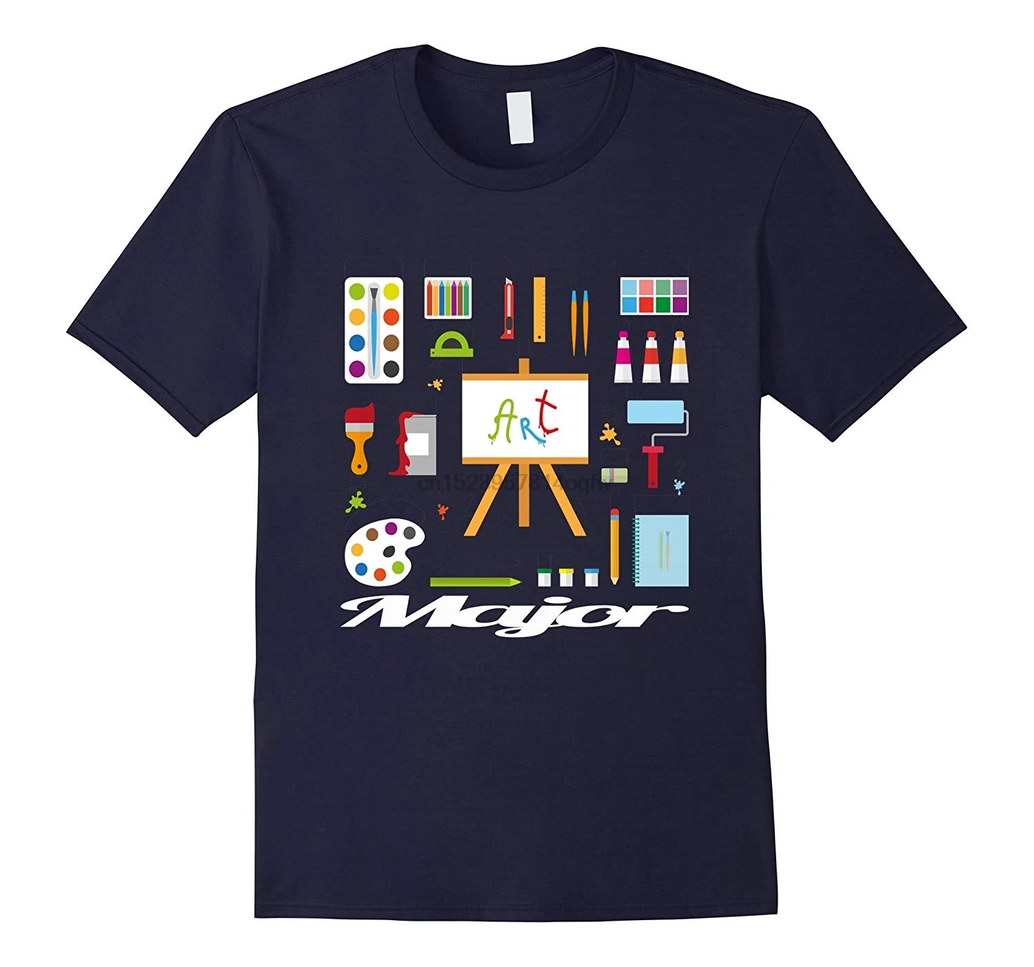 Men t shirt Art Major Palette Paints Watercolor Artist Acrylic T Shirt RT Women tshirtsTShirts