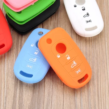 

Random Color 4 Buttons Silicone Remote Key Fob Cover Case Replacement for 500X Toro 2016 2017