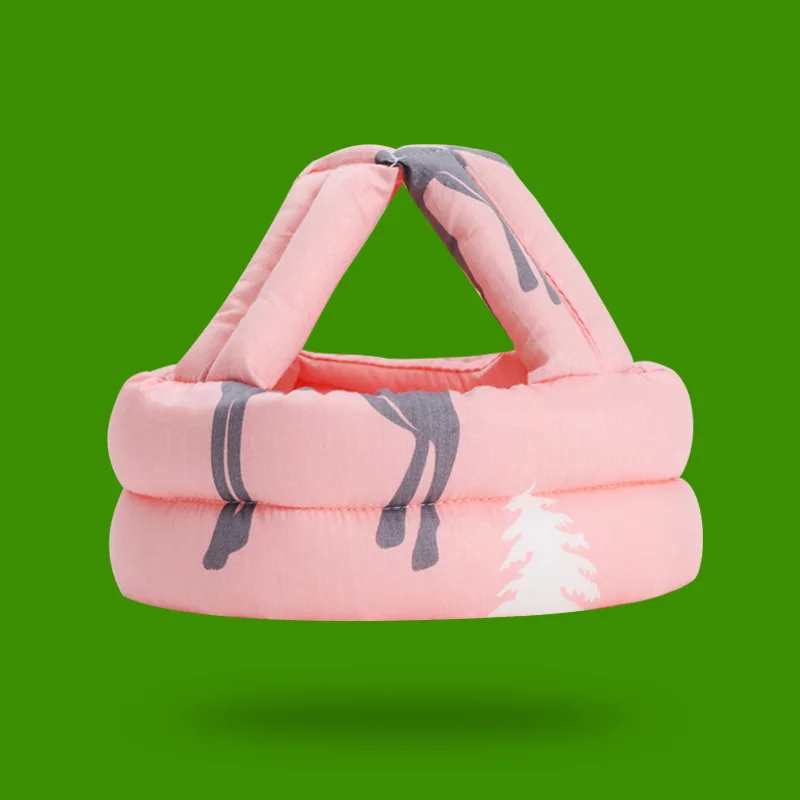 Детские шапочки для малышей, детская Защитная шапка против столкновений, детский регулируемый безопасный шлем, удобная Кепка для безопасности и защиты головы T0792 - Цвет: Pink