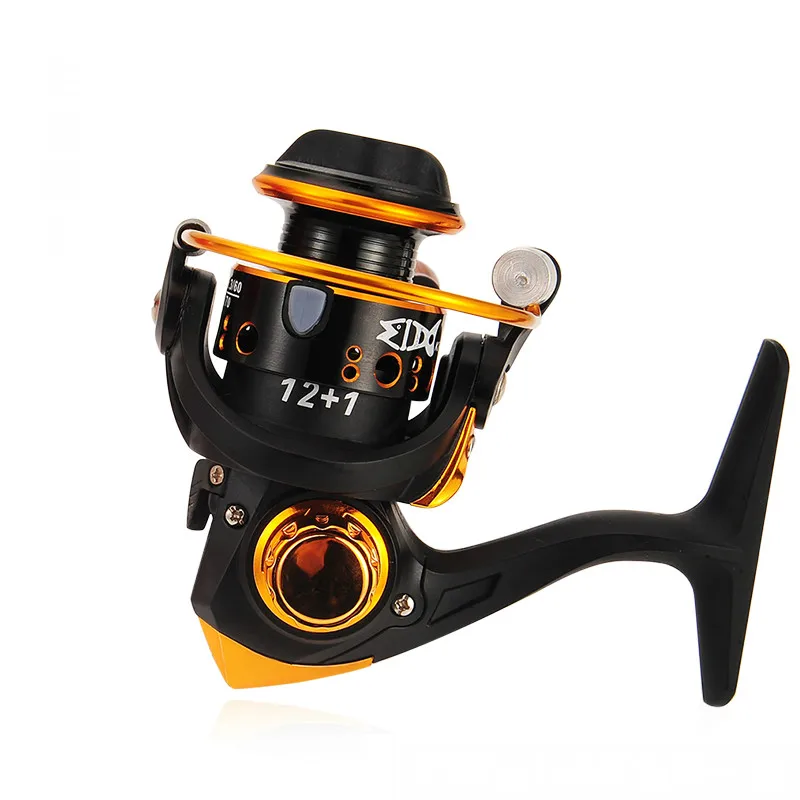 Mini Spinning Reel 5.2:1 Rock Ice Fishing Reesl Strong Drag Power 12 1BB Spinning Wheel Distant Fis