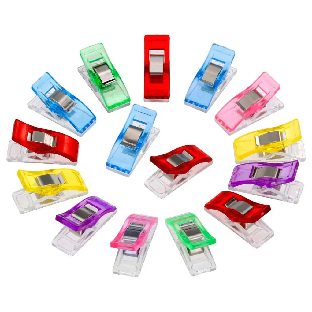 Pinzas de costura multiusos, accesorios para costura, colores caramelo